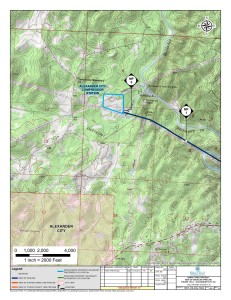 Alexander Creek Compressor Station, Tallapoosa County, Alabama, in Alternatives, by Sabal Trail Transmission, for FERC Docket No. PF14-1-000, 15 November 2013, converted by SpectraBusters