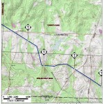 Halawakee Creek, Opelika East Quad, Chambers County, Alabama, in General Project Description, by SpectraBusters, for FERC Docket No. PF14-1-000, 15 November 2013, converted by SpectraBusters