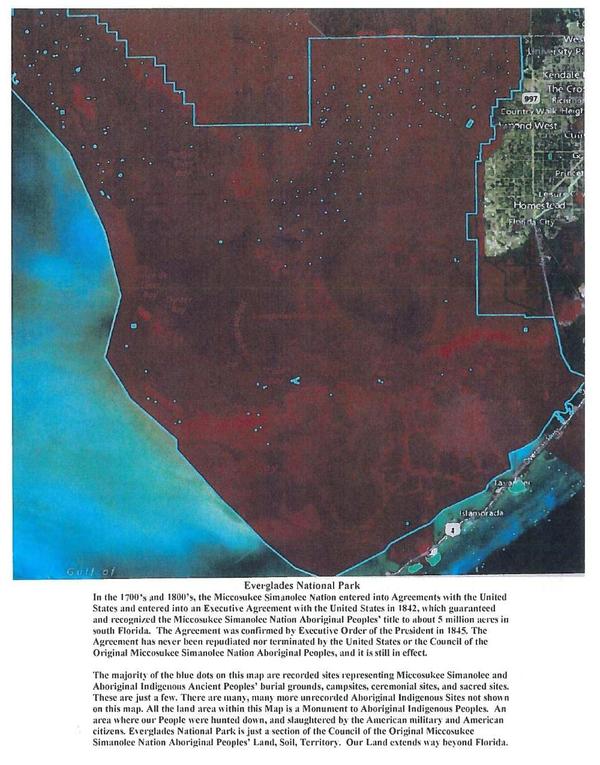 600x765 Everglades National Park, in Council of the Original Miccosukee Simanolee Nation, by John S. Quarterman, for SpectraBusters.org, 21 November 2013