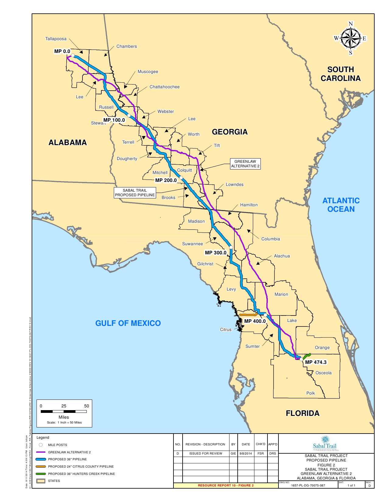 1275x1650 GreenLaw Alternative 2, in Response to FERC directive of 26 August 2014, by Sabal Trail Transmission, for SpectraBusters.org, 15 September 2014