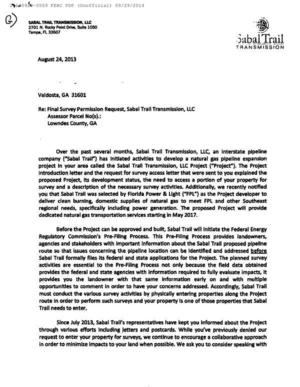 300x387 G: Survey eminent domain demand letter (1 of 6), in Resurvey all the properties, by Bill Kendall, for SpectraBusters.org, 29 September 2014