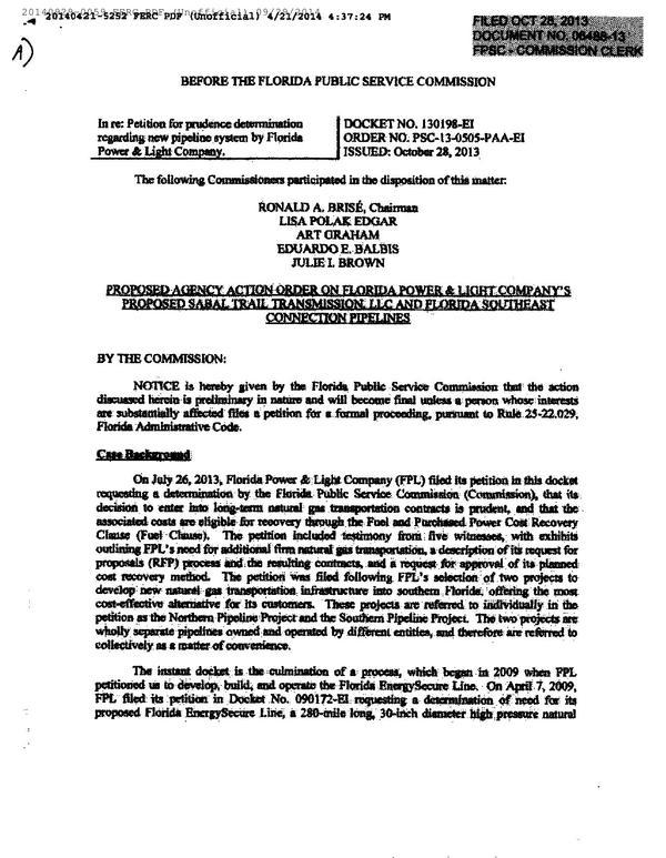 600x773 A: FL PSC Docket No. 130198-EI (1 of 2), in Resurvey all the properties, by Bill Kendall, for SpectraBusters.org, 29 September 2014
