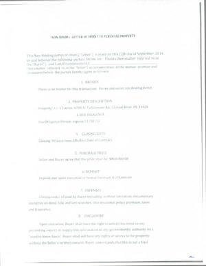 300x388 Non-Binding Letter of Intent to Purchase Property (1 of 3), in Strom Inc. moves to Crystal River, by John S. Quarterman, for SpectraBusters.org, 29 September 2014