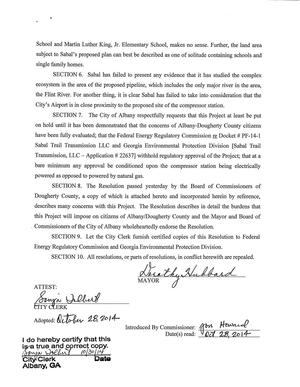 300x387 Albany wholeheartedly endorses Dougherty Countys Resolution, in Albany Resolution Against Sabal Trail Pipeline, by City of Albany, for SpectraBusters.org, 28 October 2014