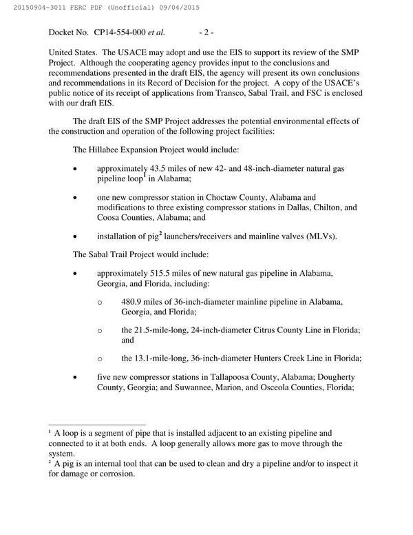 600x776 Pipeline facilities, in Notice of Availability of Draft Environmental Impact Statement, by FERC, for SpectraBusters.org, 4 September 2015