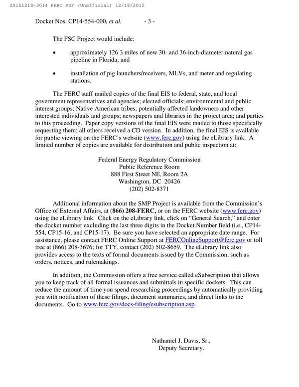 600x776 Signature, in Sabal Trail FEIS Announcement, by FERC, for SpectraBusters.org, 18 December 2015